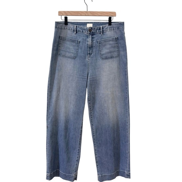 Ann Mashburn Coco Patch Pocket Jean in "7-Year Indigo Stretch Denim" Size 32 - Picture 7 of 16